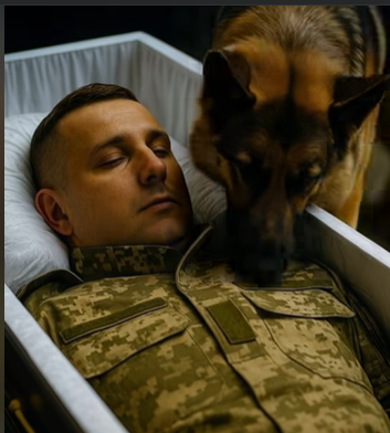 Пес не відходив від труни