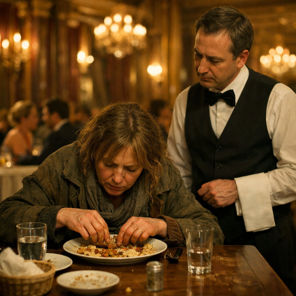 Тёплая тарелка среди ледяной зимы.