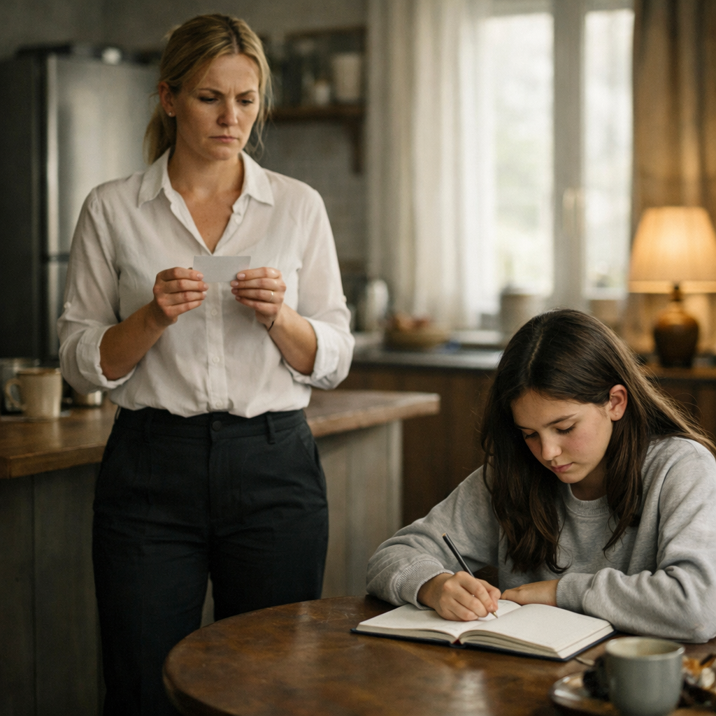 Я поставила конверты под тарелки — и семья поняла, что правду уже не остановить.