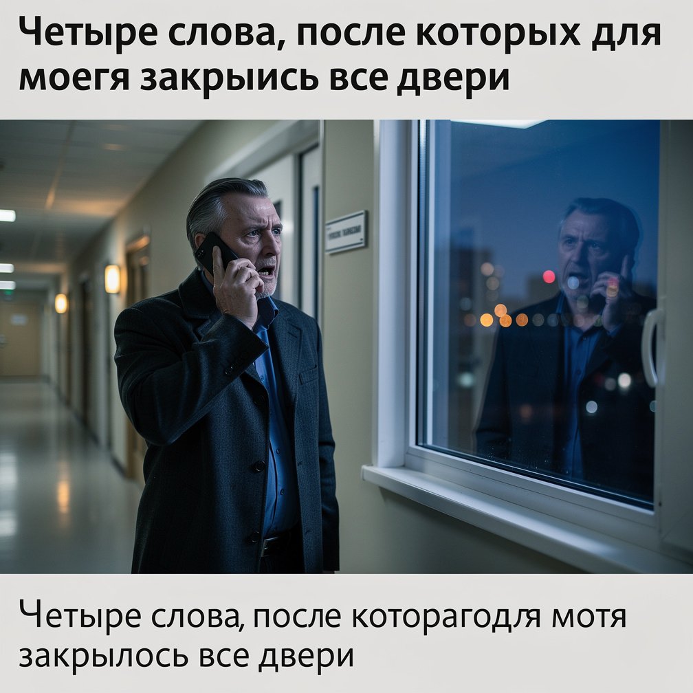 Четыре слова, после которых для моего зятя закрылись все двери